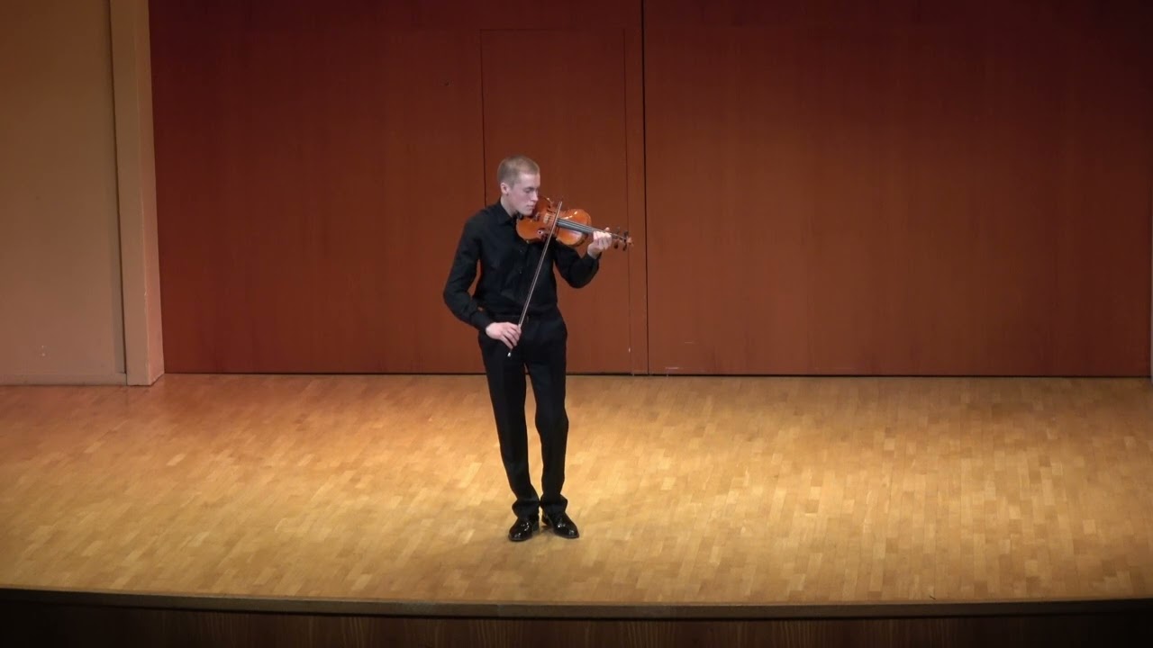 Bach Sarabande from Violin Partita No2 performed by Axel Drougge 260126