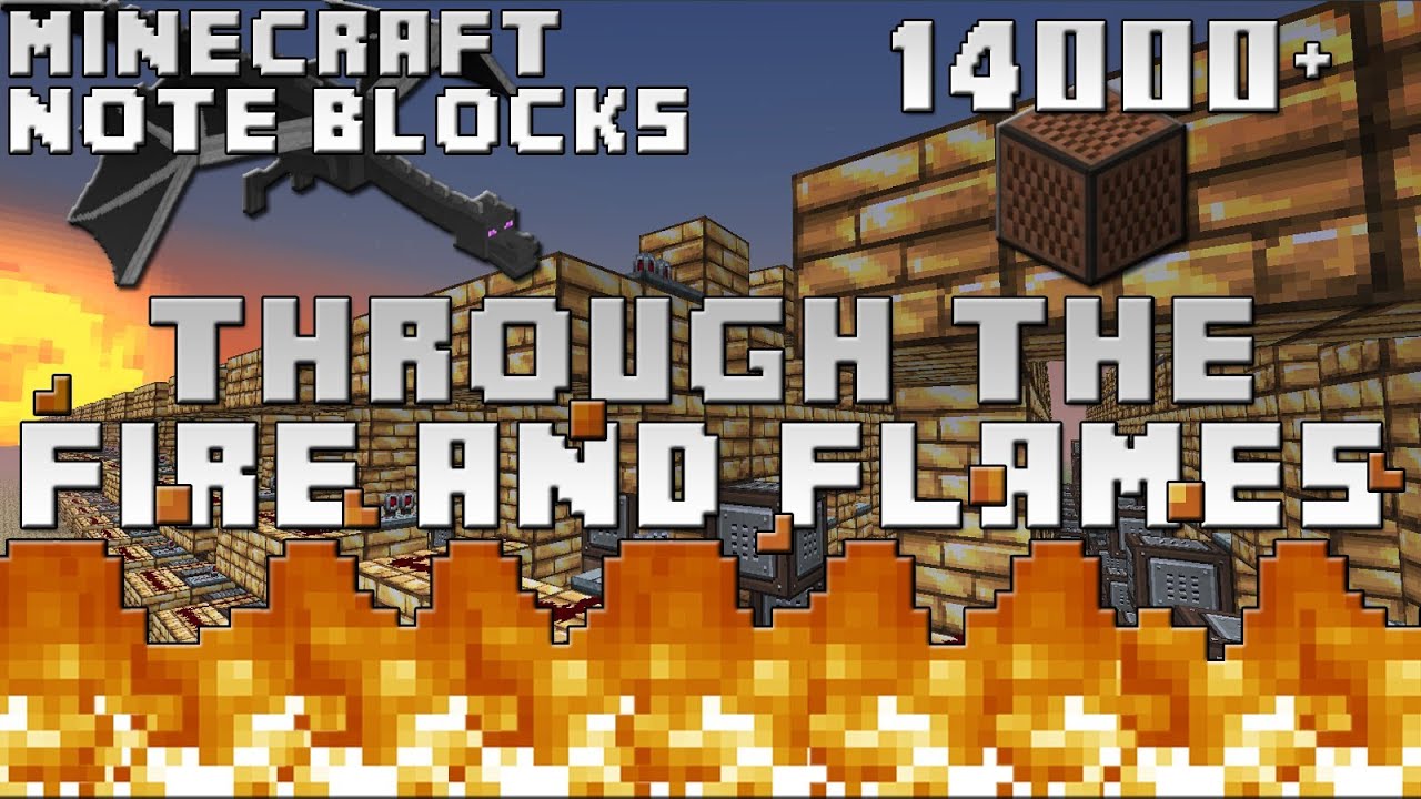 Minecraft Note Blocks: Dragonforce - Through the Fire and Flames