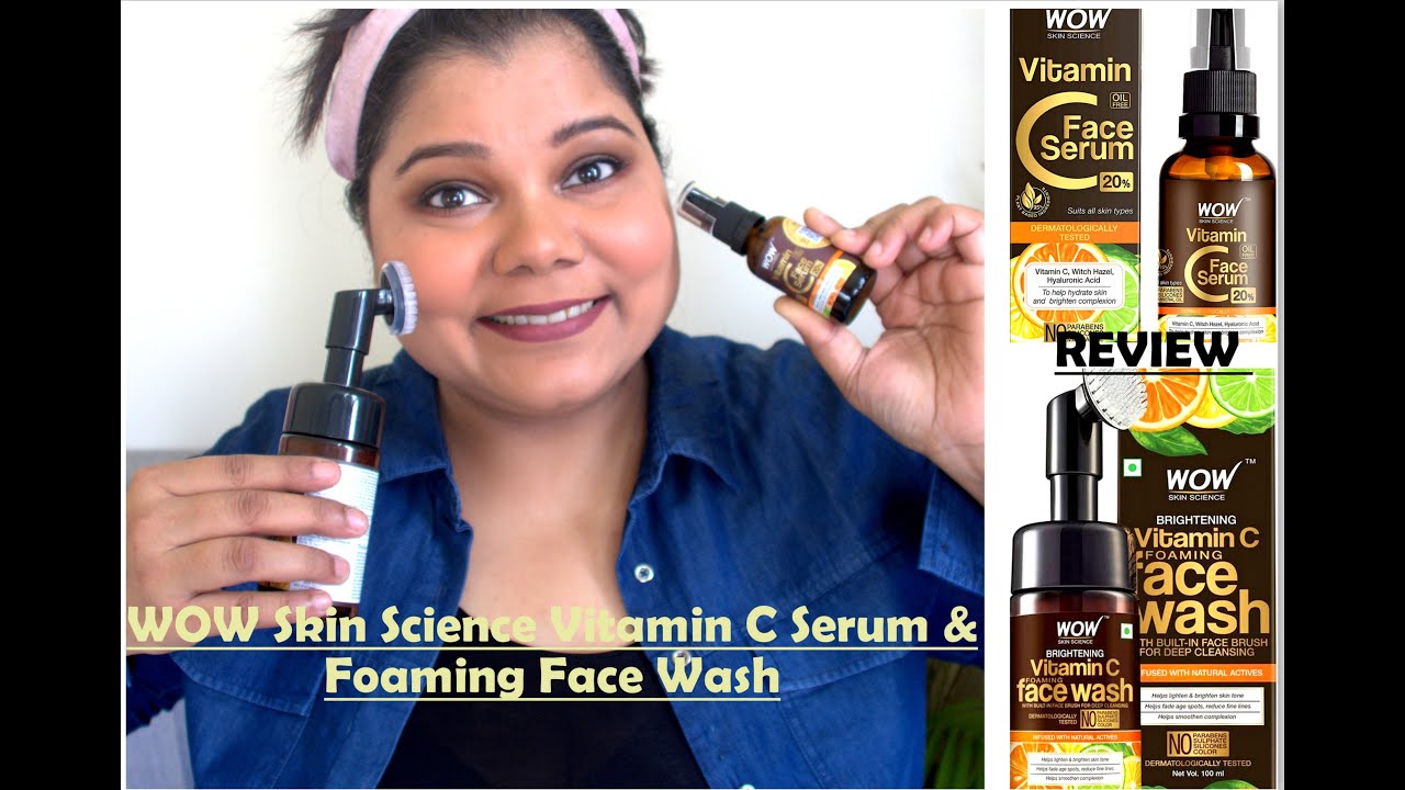 Vitamin C Face Serum & Brightening Vitamin C Face Wash I MADE IN INDIA I #wowskincienceindia
