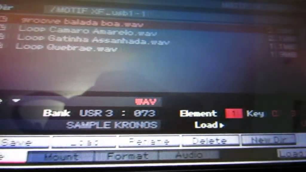MOTIF XF- Inserindo novos samples na memória Flash