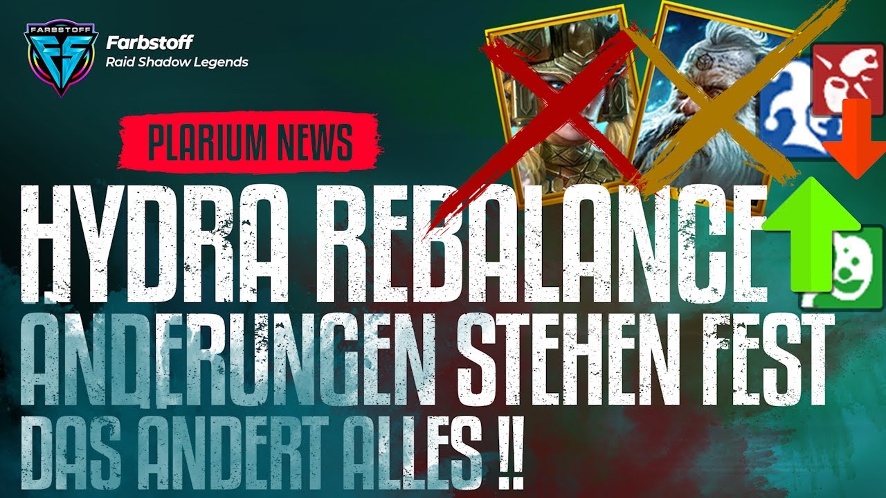 Raid: Shadow Legends - Hydra Rebalance - Alle Änderungen stehen fest und die haben es in sich !