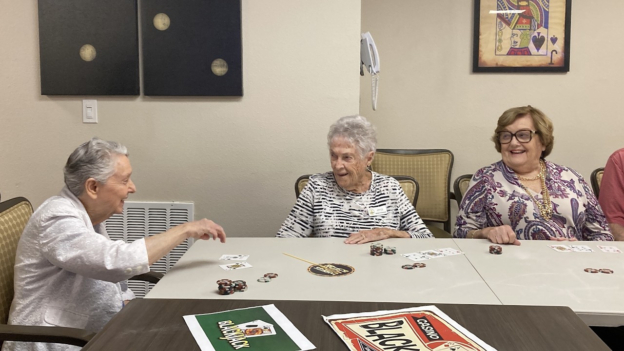Blackjack Game Day with Residents 🎲 | Chateau Madeleine, Melbourne FL