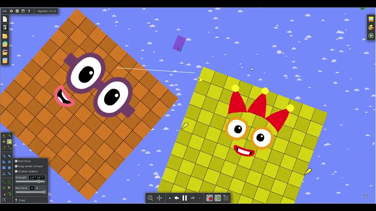 Numberblocks 0 to 1000000 battle 4
