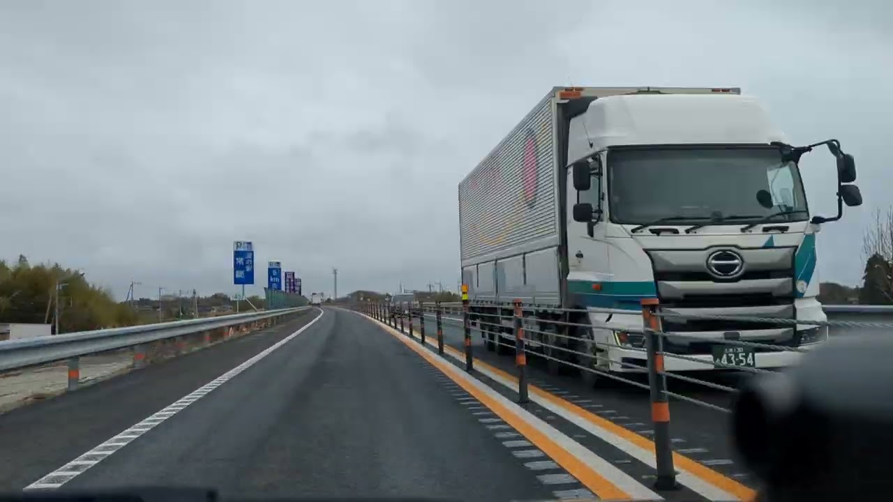 車載カメラ 圏央自動車道 久喜インター→つくば牛久インター Car drive camera Japan Expressway