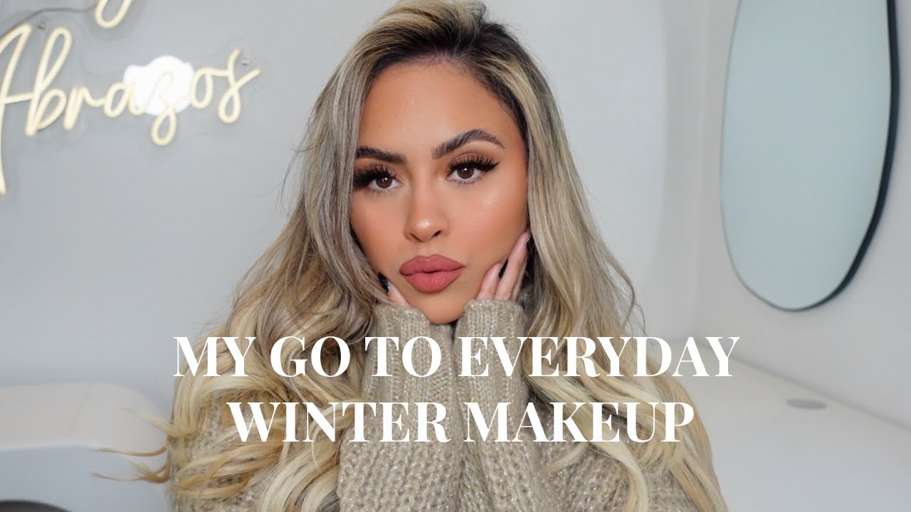 MY GO TO EVERYDAY WINTER GLAM MAKEUP | VALE LOREN
