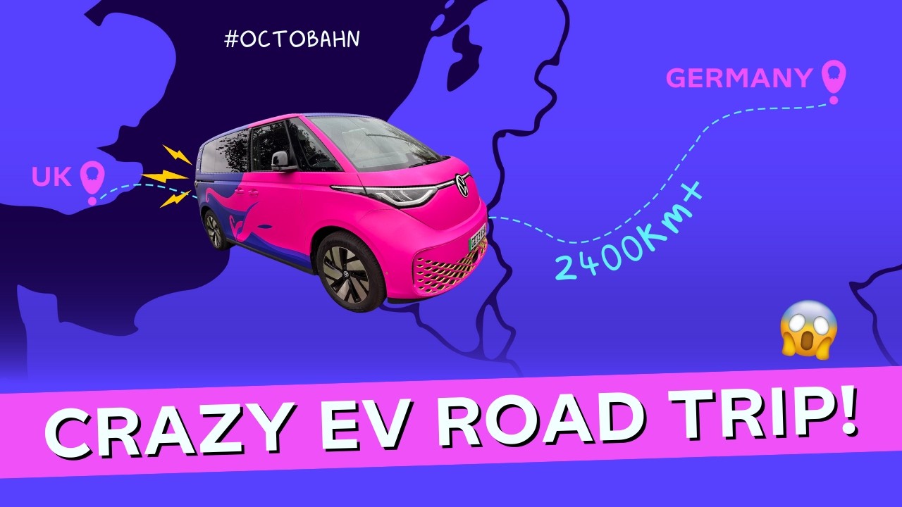 Epic EV road trip through Europe (2400km!!)