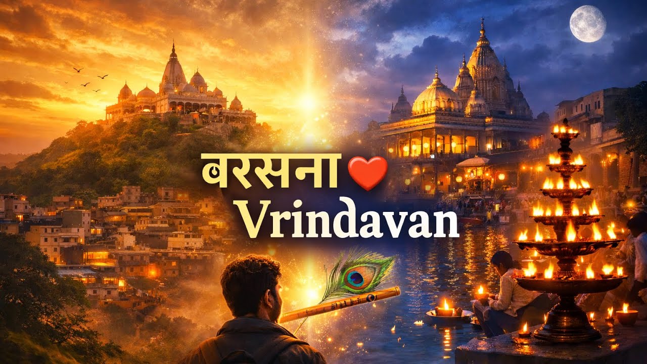 Barsana ❤️ Vrindavan Yatra | Radha Rani Mandir & Banke Bihari Darshan | Mathura Vlog