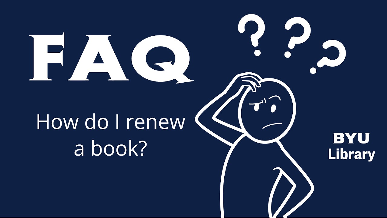 FAQ: How do I renew a book?