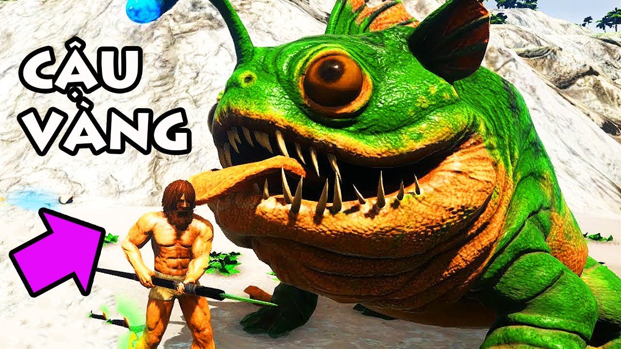KHÔNG NGỜ CHÓ TRONG ARK DỄ THƯƠNG THẾ NÀY !!! Tôi nuôi 1 con rồi =))) - ARK ĐỤT LAND