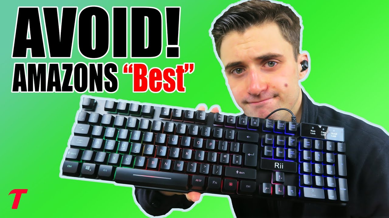 Rii RK100 Gaming Keyboard - Amazons choice is a bad one? (Sound Test)