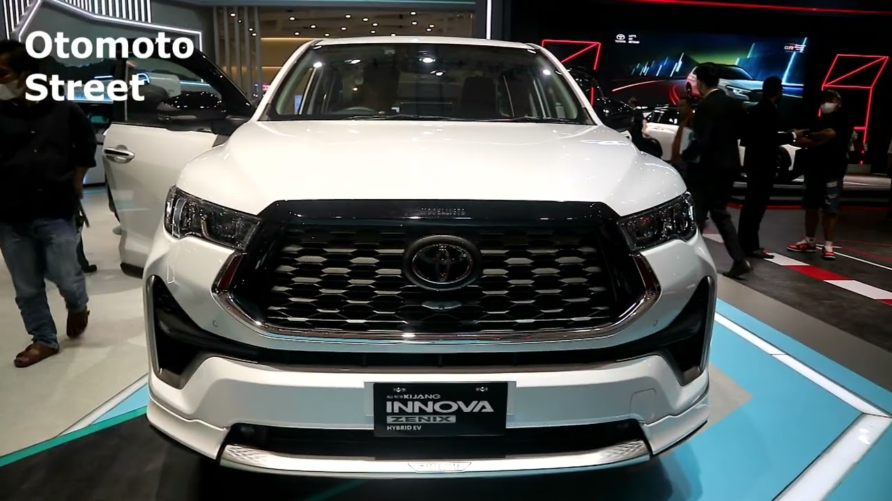 New Toyota Innova Zenit Hybrid EV 2023,White colour ,Exterior and Interior