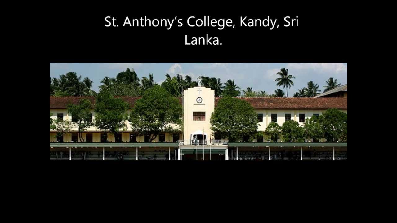 St. Anthony's College, Kandy ( famous Antonians ).wmv