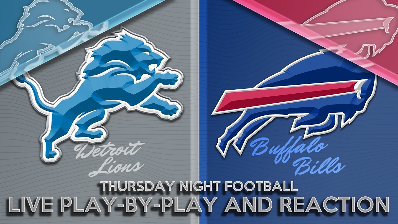 Lions vs Bills Live Play by Play & Reaction