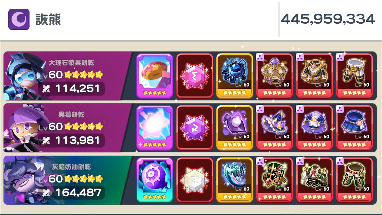 薑餅人之塔 詼熊 公會戰(暗）4.45e丨Cookie run tower of adventures guild battle  （dark) S8