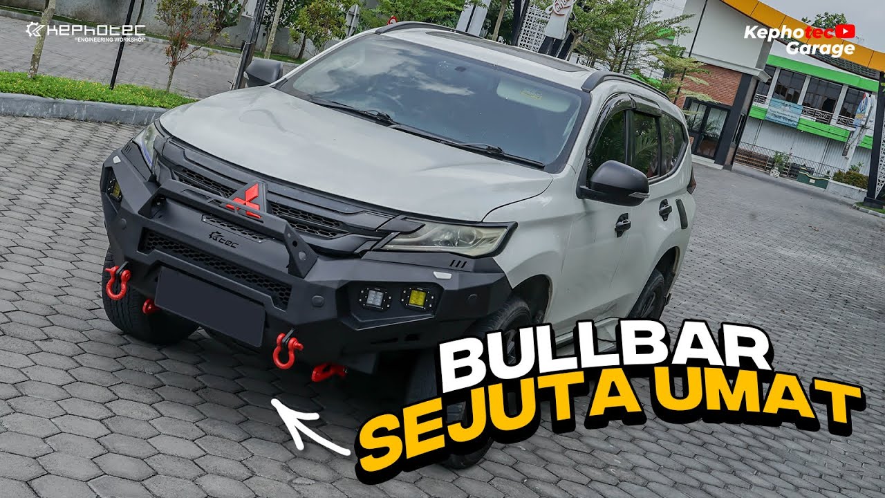 Variasi Bumper full Besi All New Pajero Sport by Kephotec