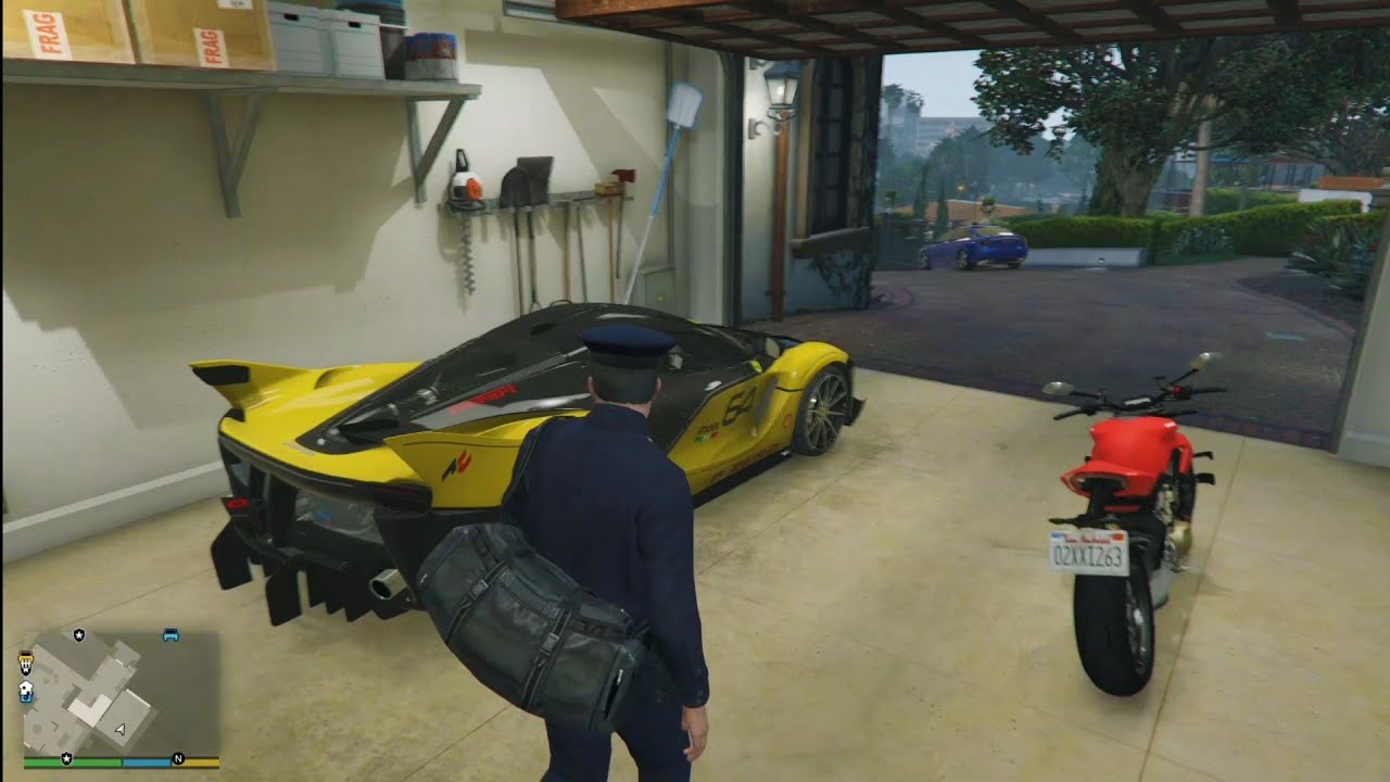 GTA V : Michael import $20 Million Exotic Police Mod Lamborghini Playing GTA 5 As A Police Officer