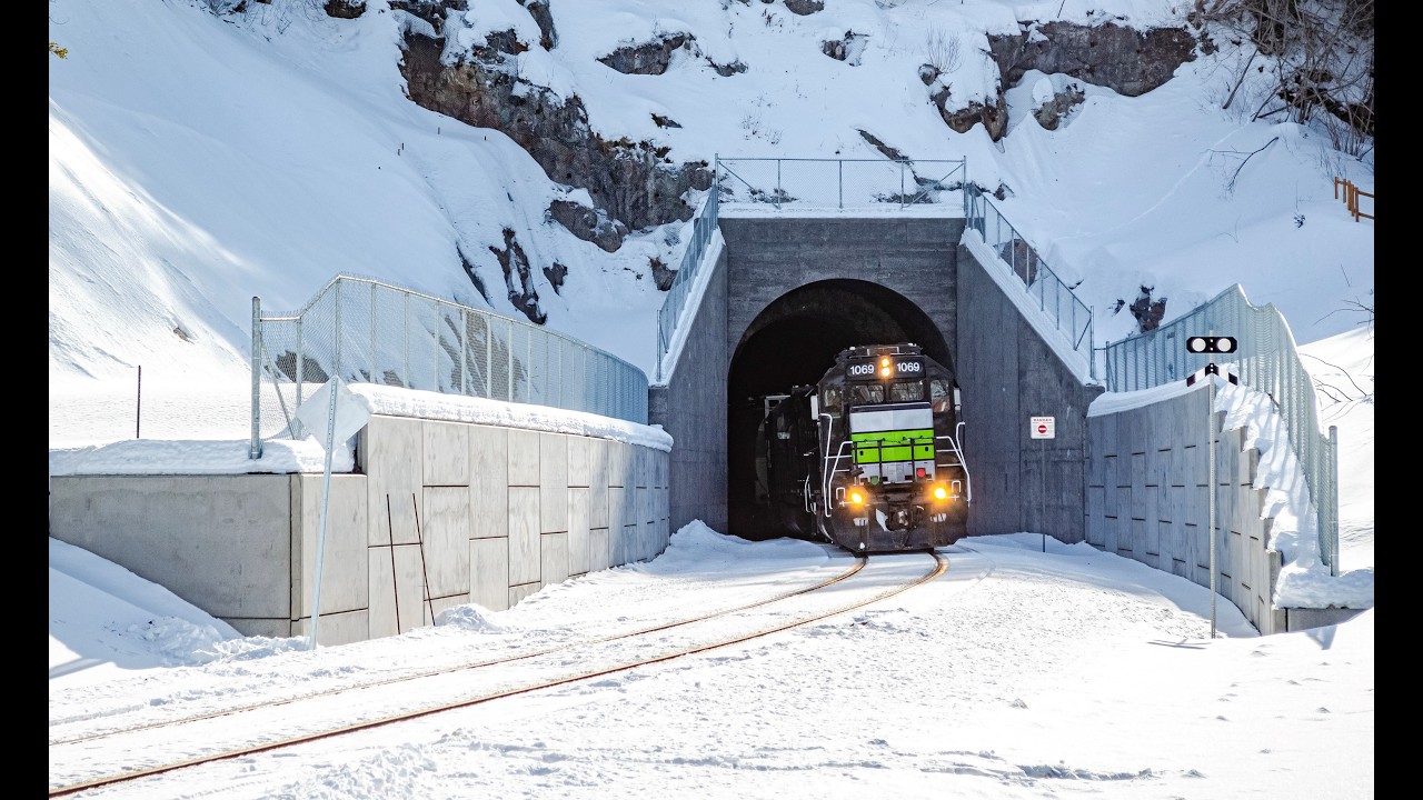 Trains SFG 566 entre / between New Richmond & Port-Daniel + CN 562  - Février / February 2026