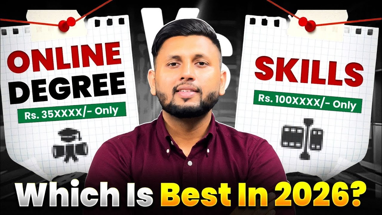 Online Degree Worth It 2026? | Skills vs Online Degree | UGC Notice, Skills & Job Reality