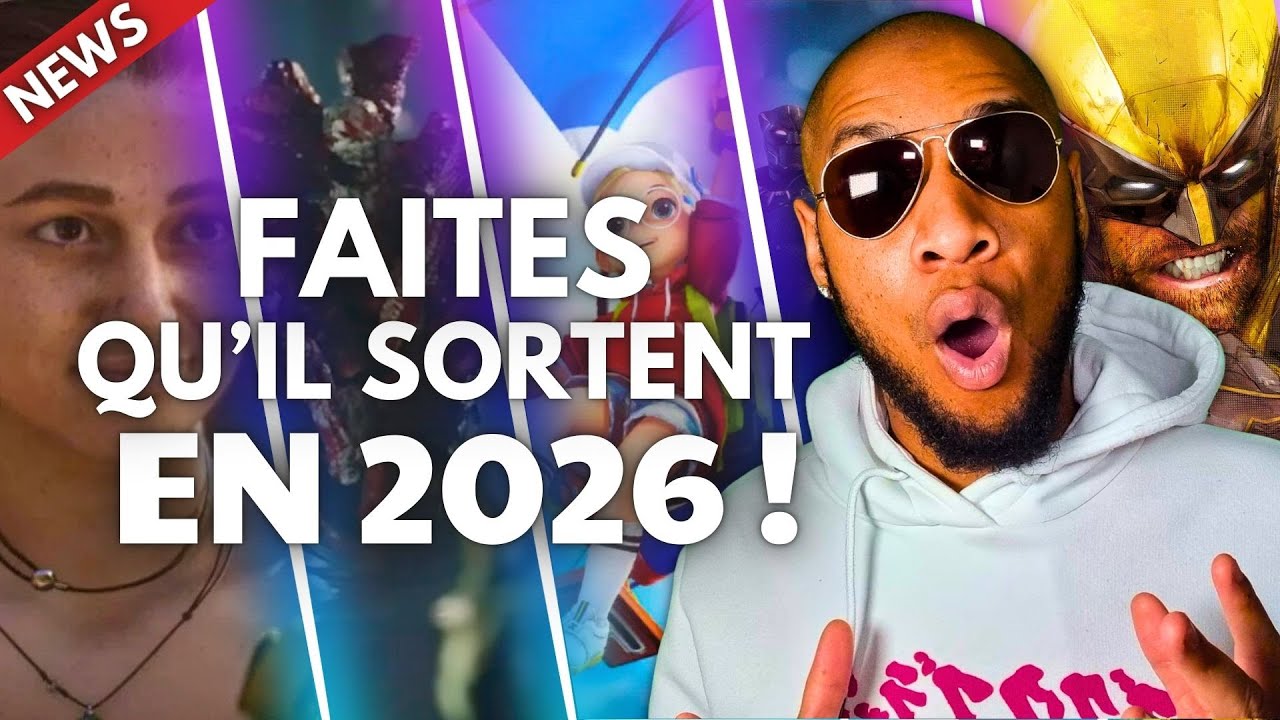 🚨 LES 18 JEUX QUE JE VEUX EN 2026 ! PARTIE 2 !