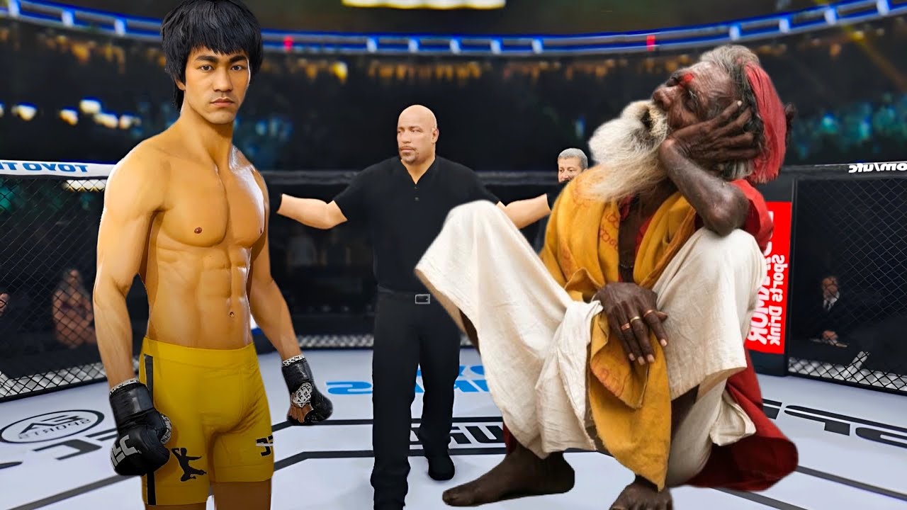 PS5 | Bruce Lee vs. Indian Old Tramp [EA Sport UFC 4]🥊