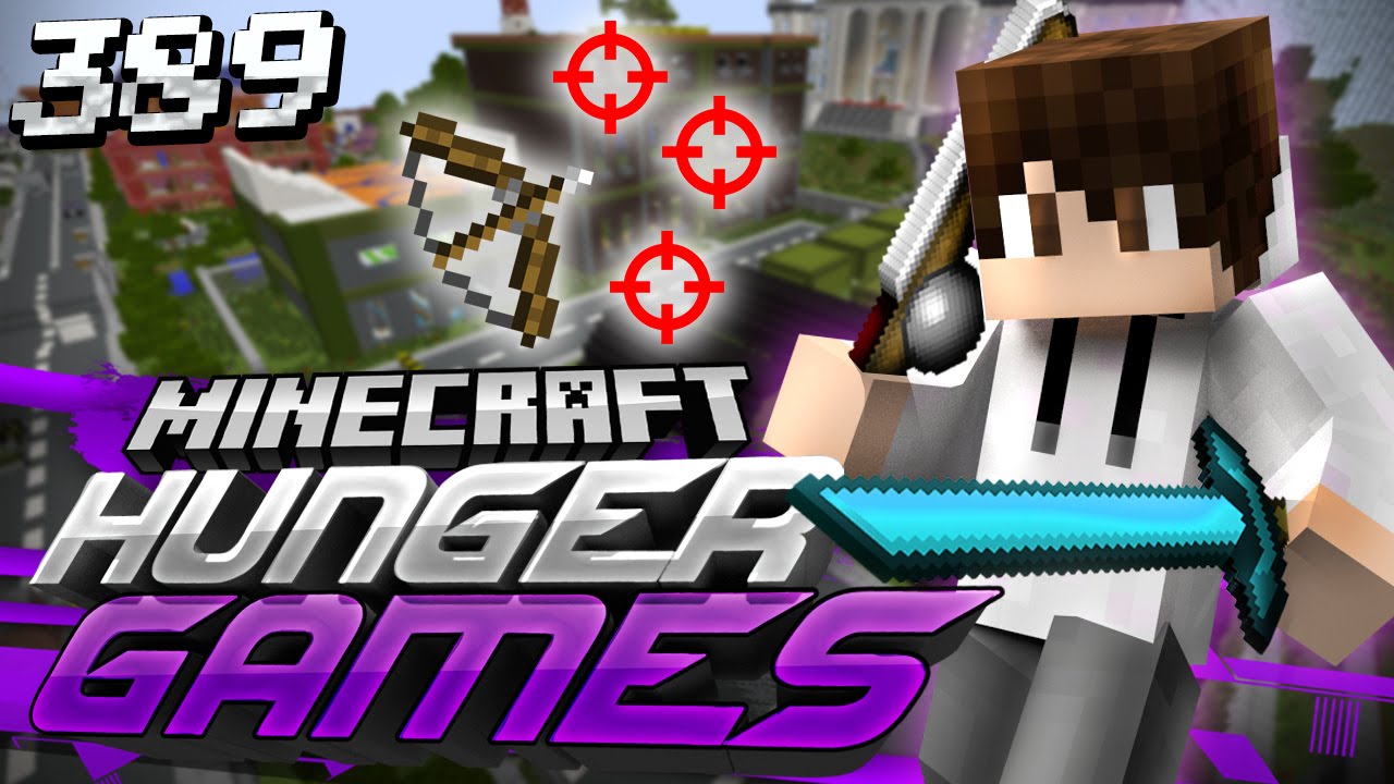 Minecraft Hunger Games: Game 389 - Laggy Kill Shots!