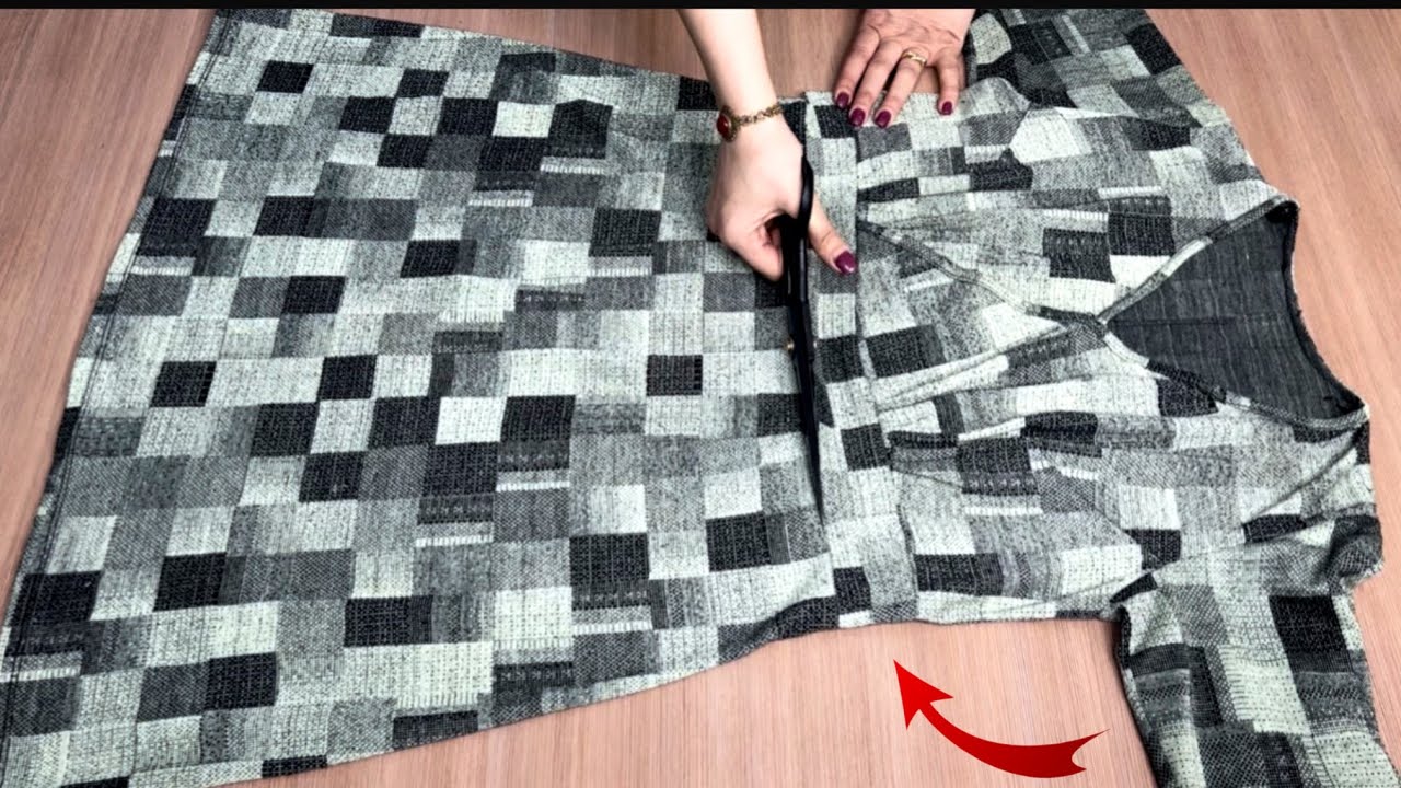 ✅💥 [DIY] Amazing tutorial!A creative idea to change old clothes and create new ones♻️Recycled shirts