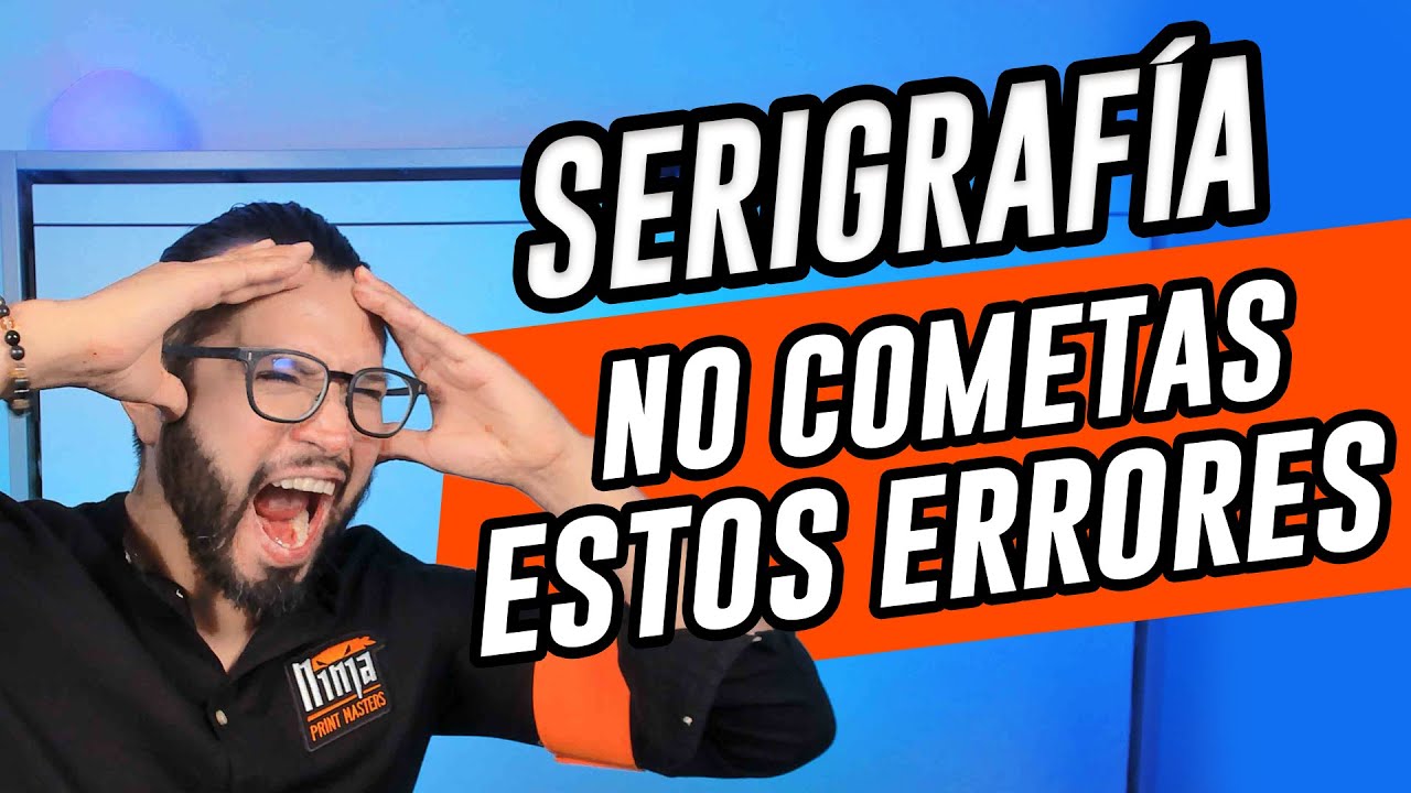 ❌ Errores que cometí al iniciar en la serigrafia 😲 Ve a la segura! 💪