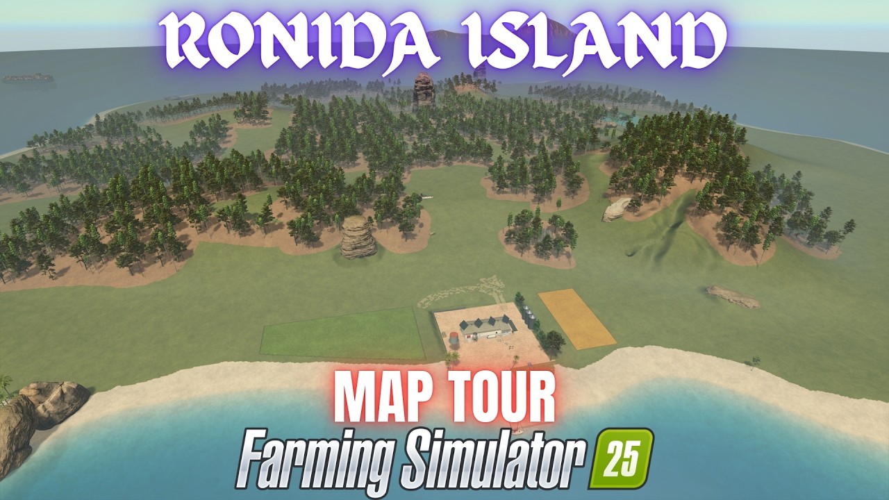Остров Ронида - Обзор карты - Farming Simulator 25