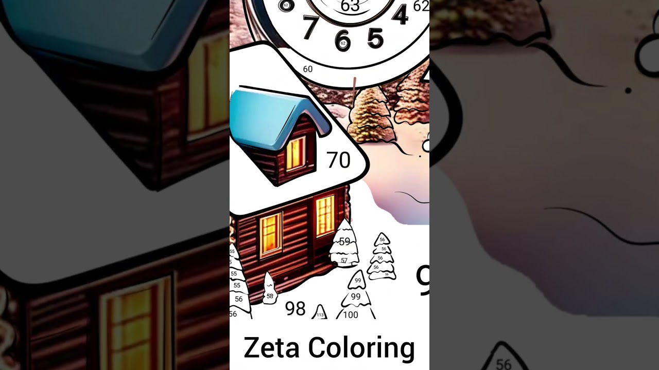Digital mandala colouring viral video Zeta Coloring pages satisfying Digital painting trending video