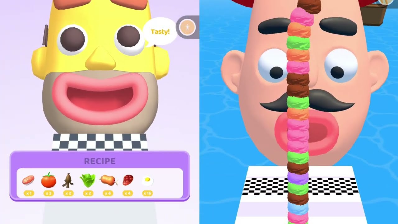 Sandwich Run Vs Stacky Ice Cream Run - Gameplay Walkthrough Android IOS- All Level Max Tiktok