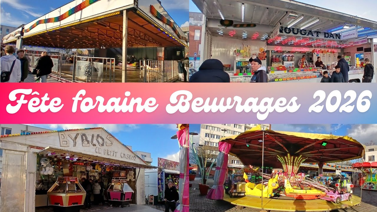 Fête foraine de Beuvrages (59) 2026