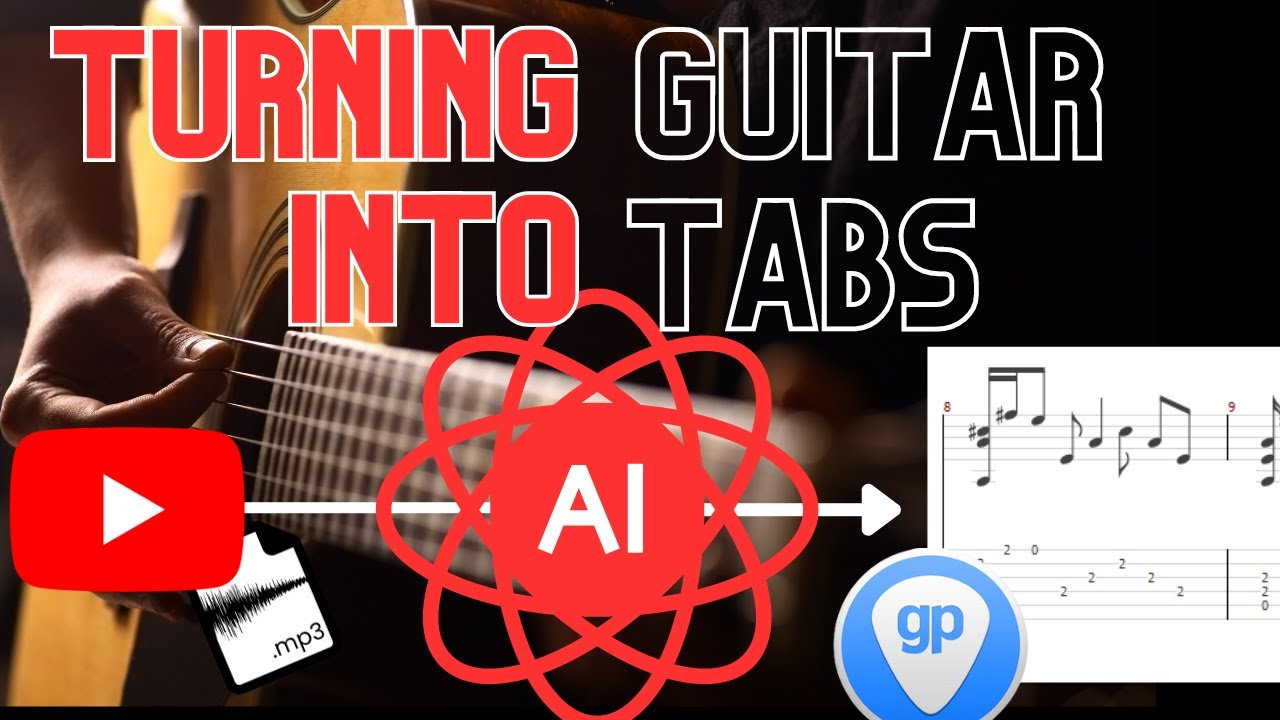 Turning Guitar Playing into TAB / Guitar Pro Files with AI | TUTORIAL