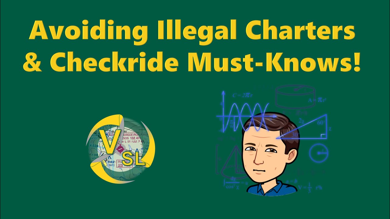 Illegal Charters, Emergency Procedures, and Checkride Prep &ndash; VSL Aviation Podcast