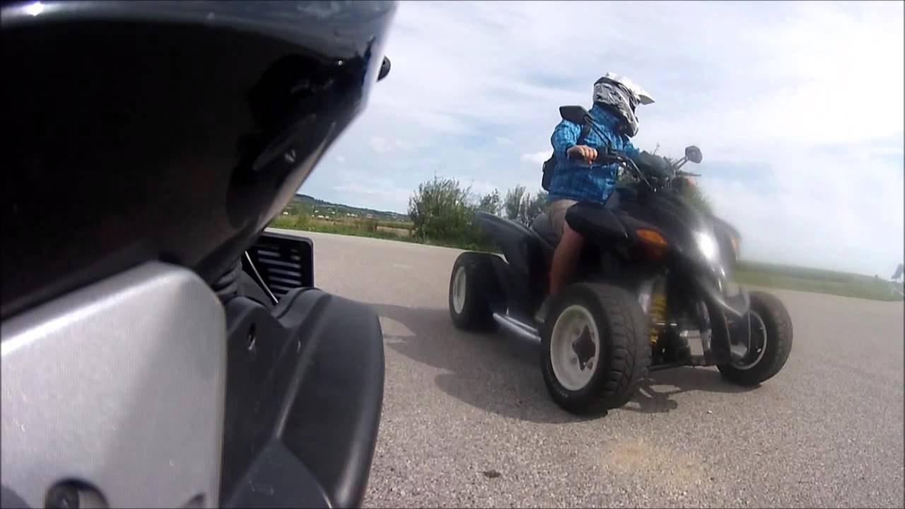 Dinli 450 Quad Ausfahrt