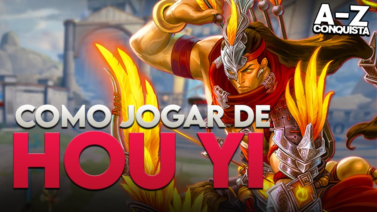 COMO JOGAR DE HOU YI - ⚡ Smite BR A-Z Conquista + Guia