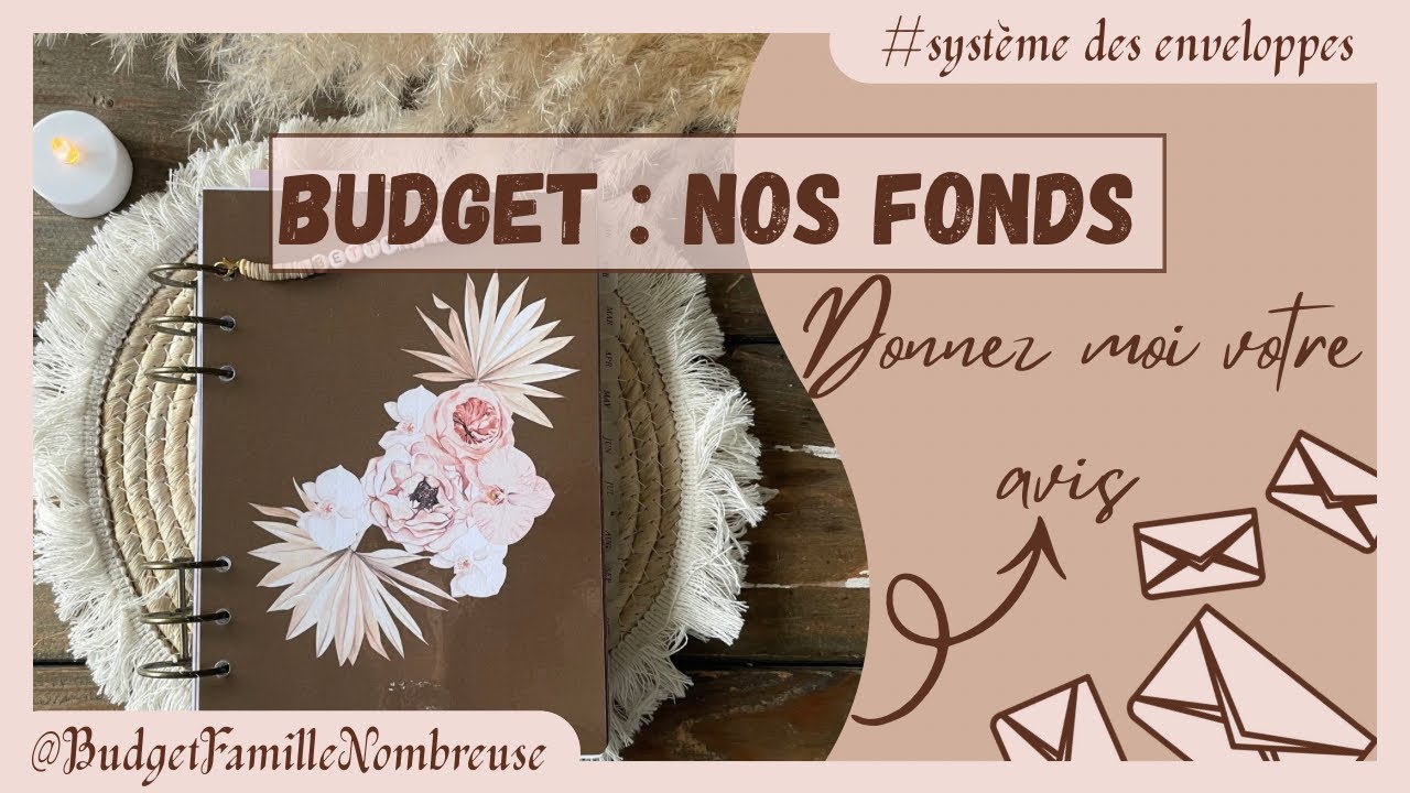 💶📩Organisation de nos fonds #budget 