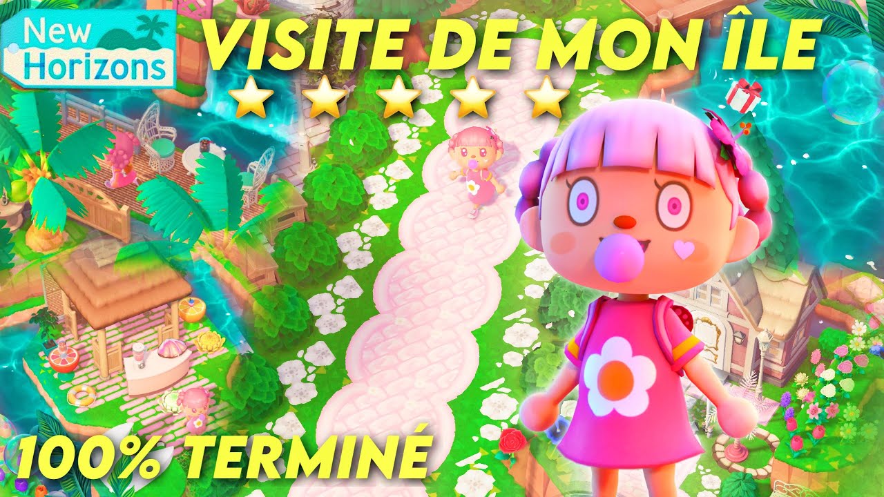 VISITE DE MON ÎLE 5 ÉTOILES : CÉRESY 🌷✨ ANIMAL CROSSING NEW HORIZONS 2.0 ! 100% TERMINÉ