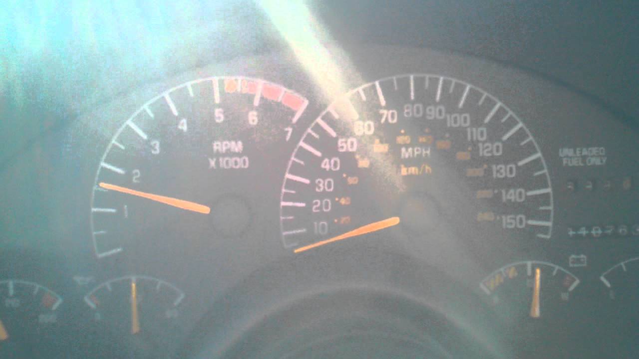 94 trans am gt rolling throttle 0-60mph run