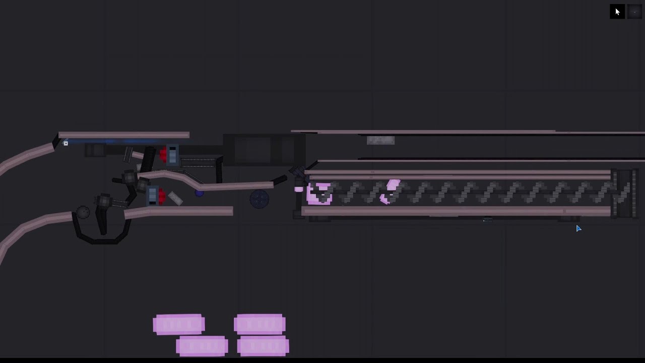 How the Shotgun Works. Mechanism in People Playground