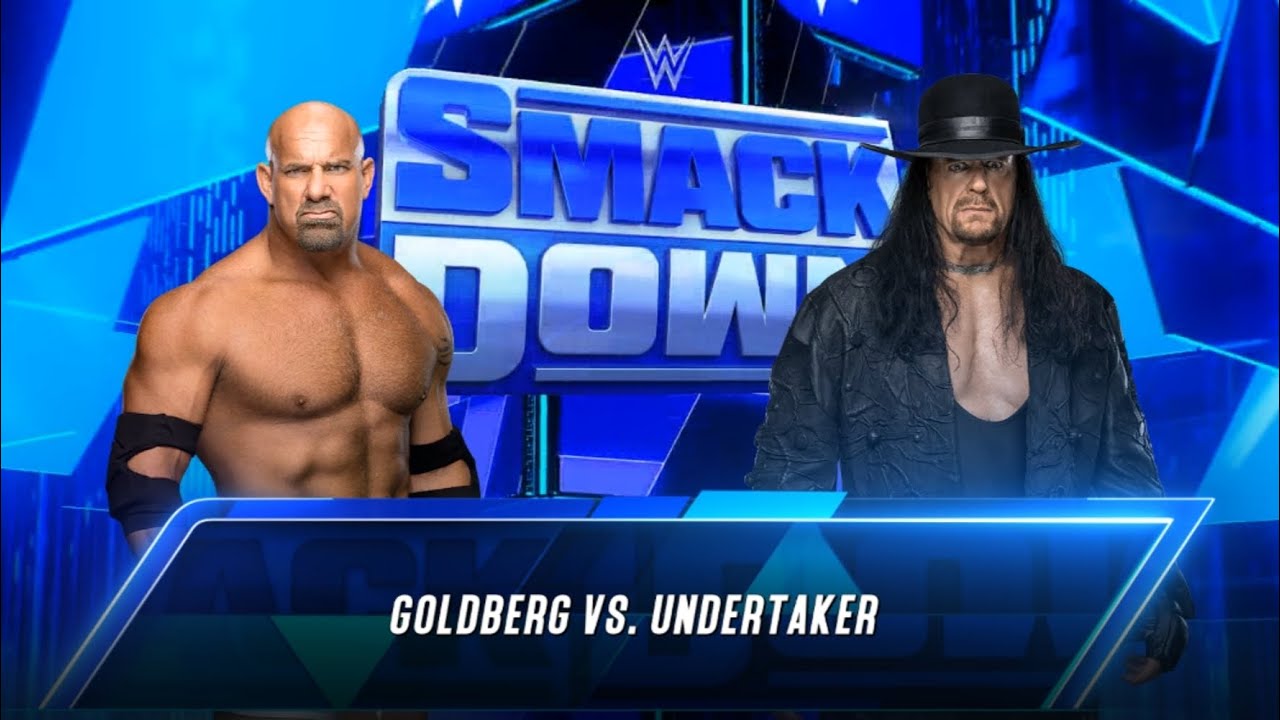 Goldberg vs The Undertaker #wwe #smackdown #undertaker #goldberg #pcgaming #wwe2k23 