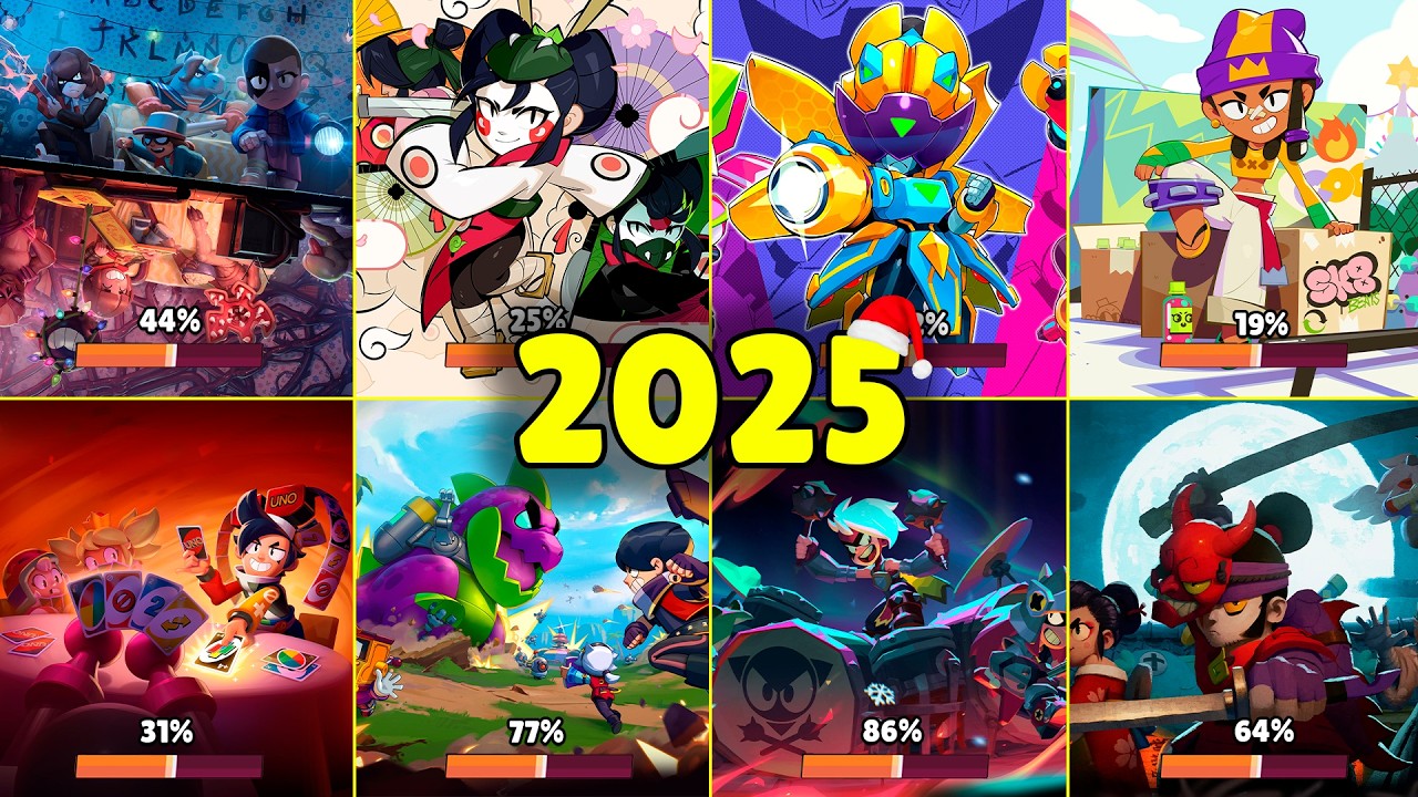 Эволюция всех экранов загрузки в Brawl Stars (обзор 2025 года)