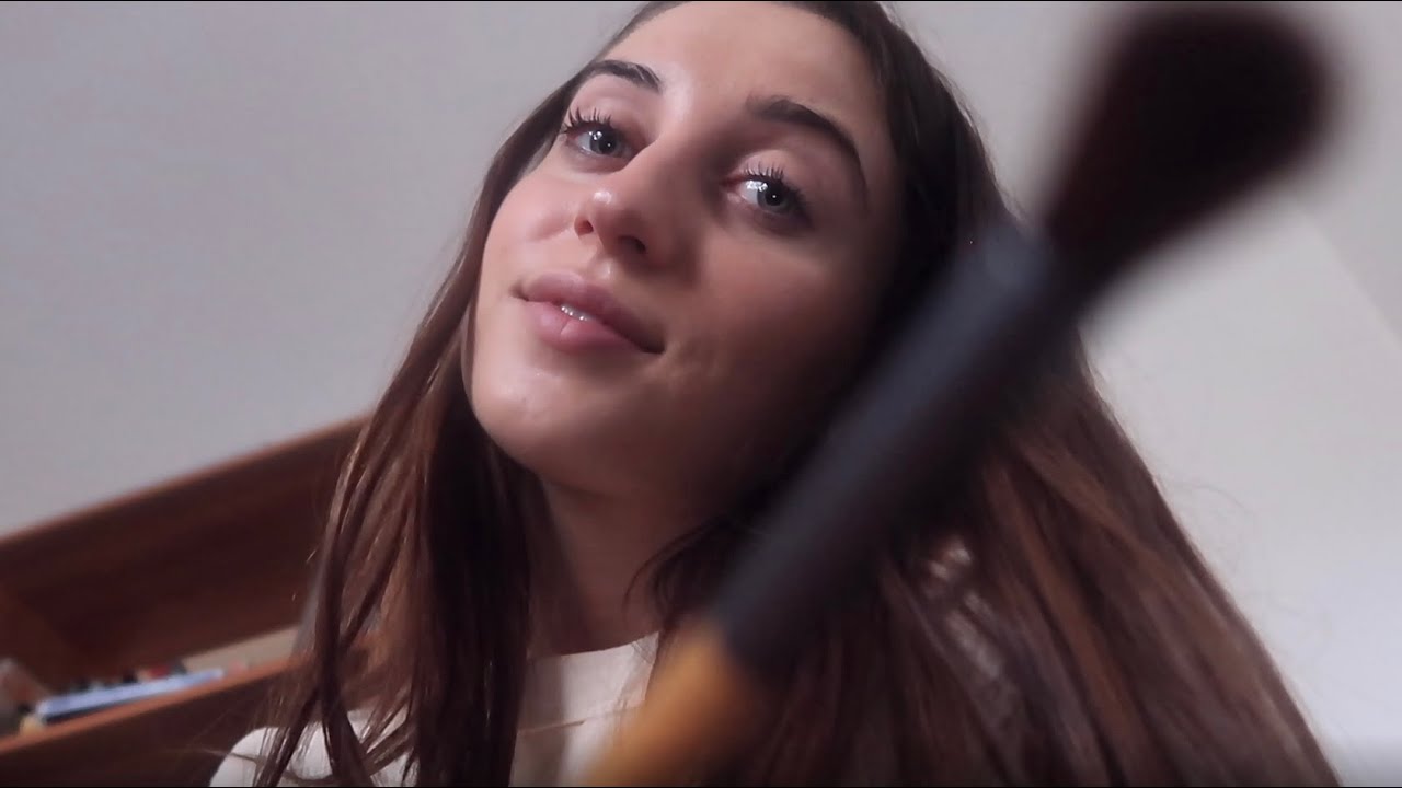 ASMR Personal Attention For Sleep Face Touching Finger Tracing Face Brushing