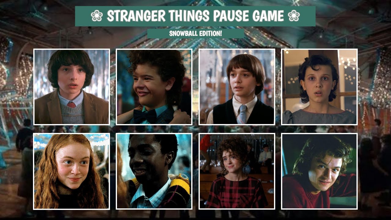SNOWBALL ☆ STRANGER THINGS PAUSE GAME