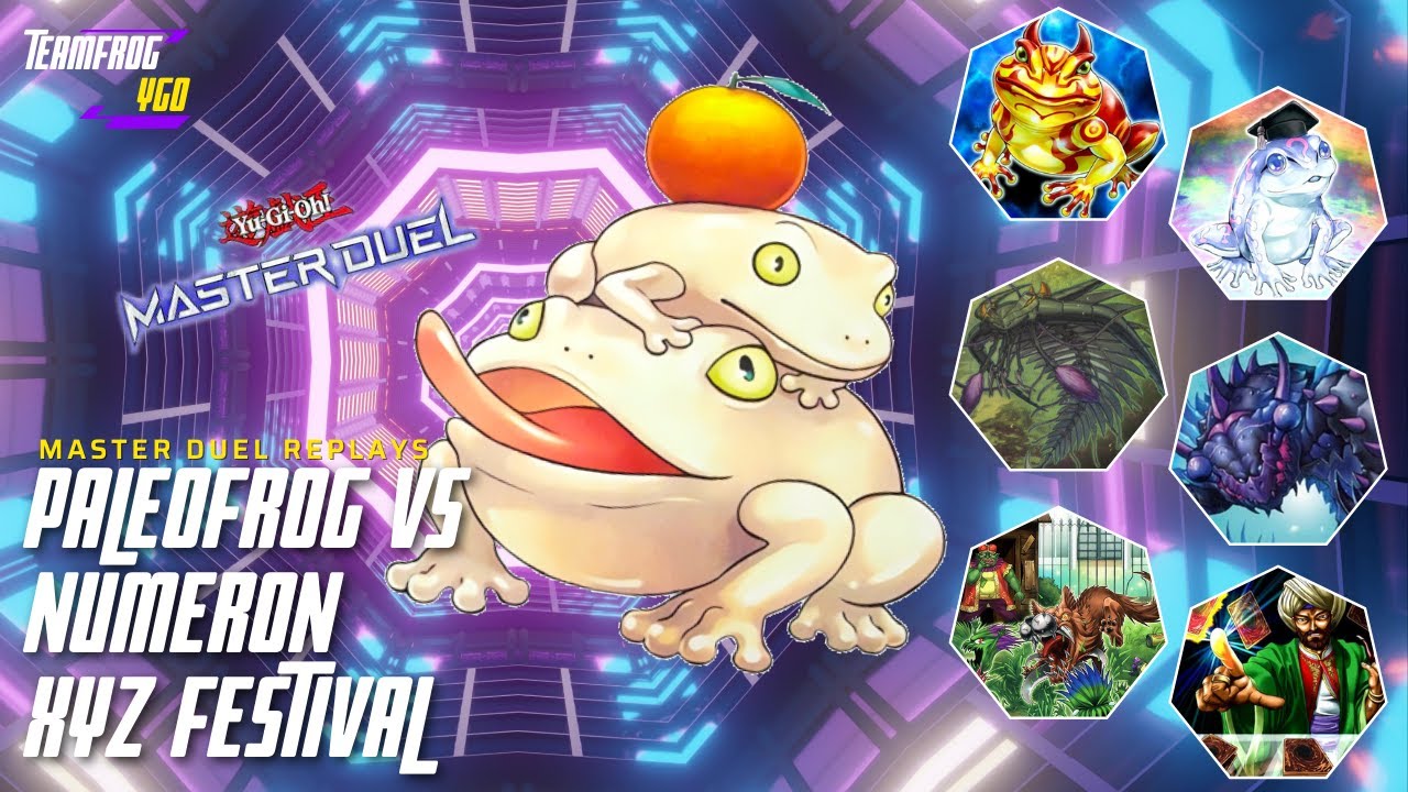 Frog Paleozoic Vs Numeron | Master Duel Replay (XYZ Festival)