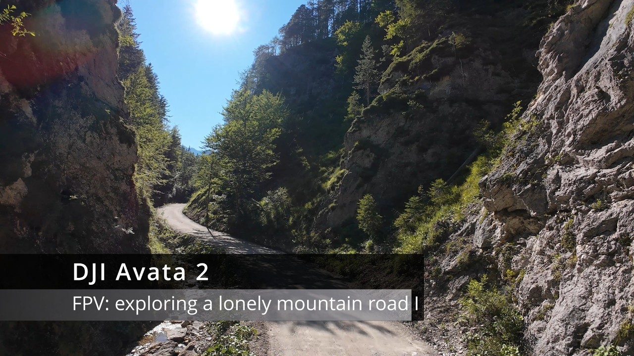 FPV: Exploring a lonely mountain road - DJI Avata 2