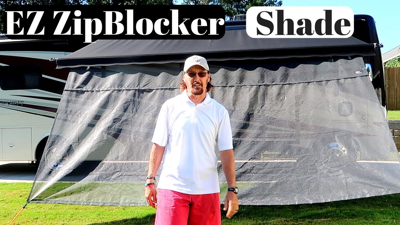 EZ Zip Blocker RV Awning Shade