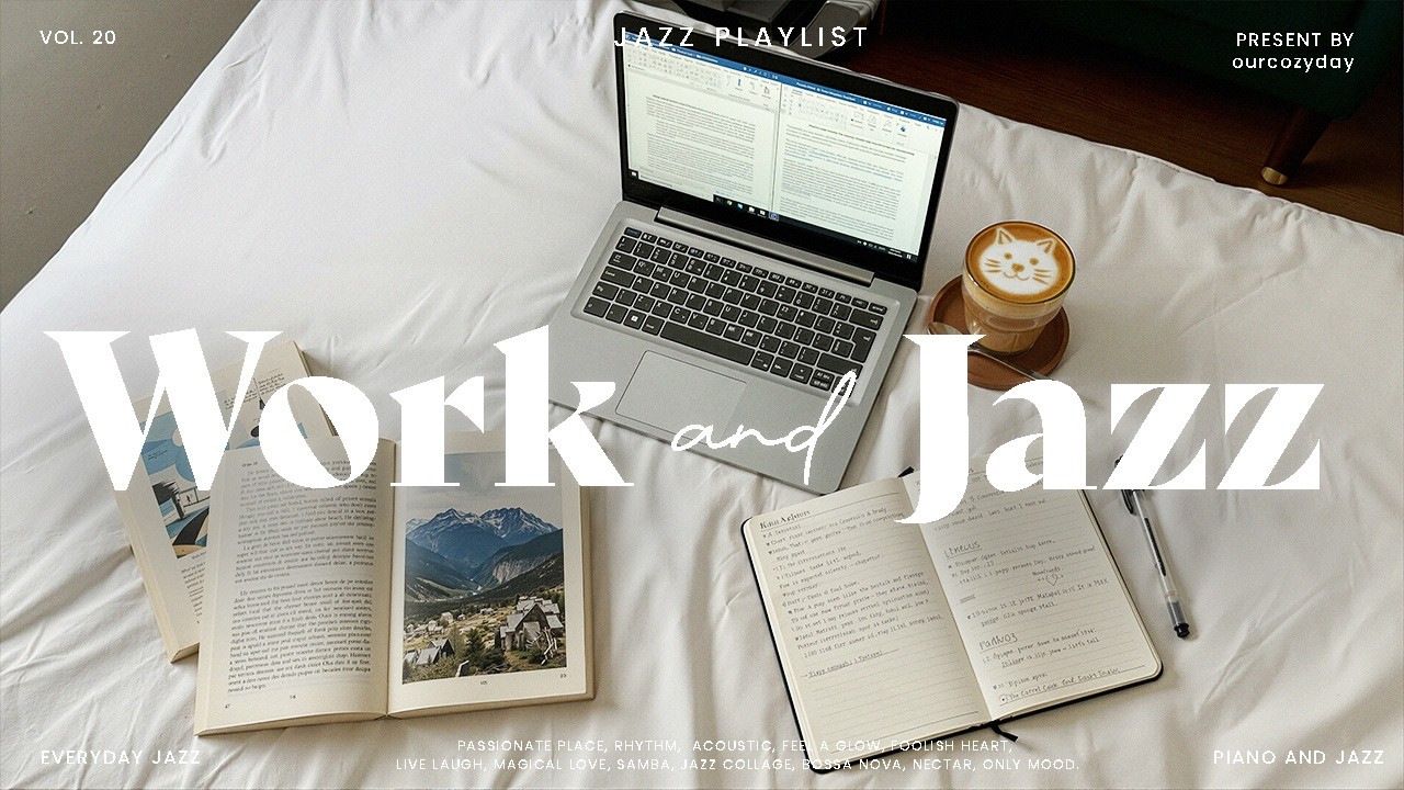 Playlist | Cozy Café Jazz & Warm Bedroom | Smooth Jazz for Work/Study | Relaxing Jazz Music