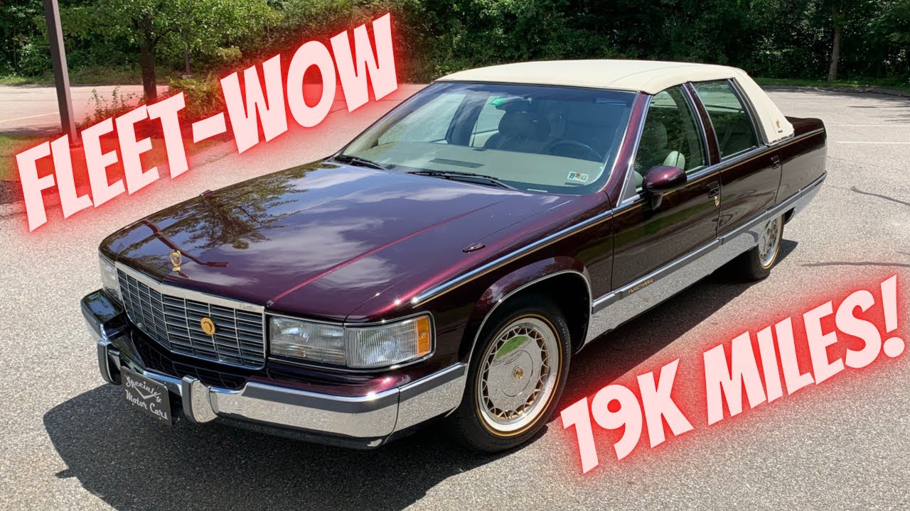 Самый лучший Cadillac Fleetwood Brougham 1993 года, пробег 19 тыс. миль, новые шины Vogue, продаж...