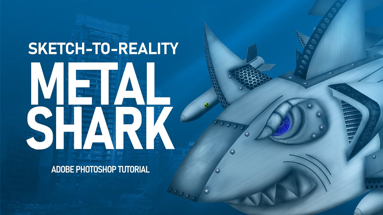 Adobe Photoshop Tutorial: Mengubah Sketsa Menjadi Gambar Hidup | Sketch to Reality | Speed Art