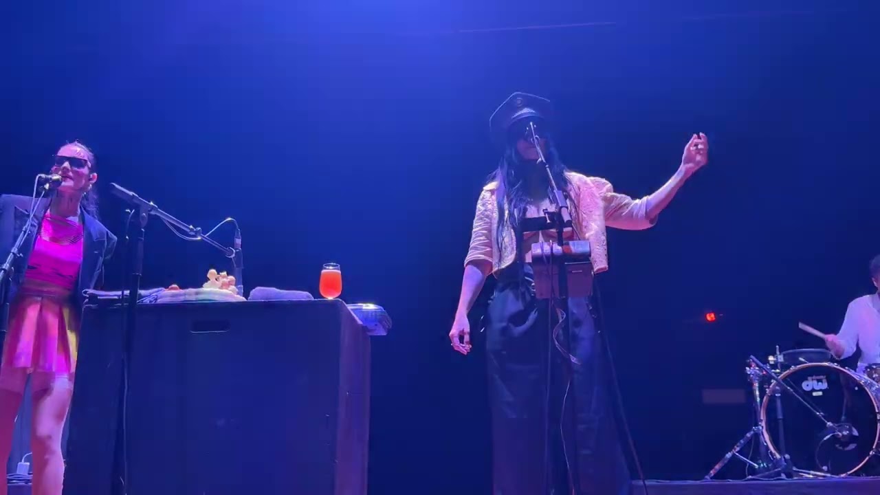 CocoRosie perform “Give it to the Wind” at Le Bikini, Toulouse  26th July 2025
